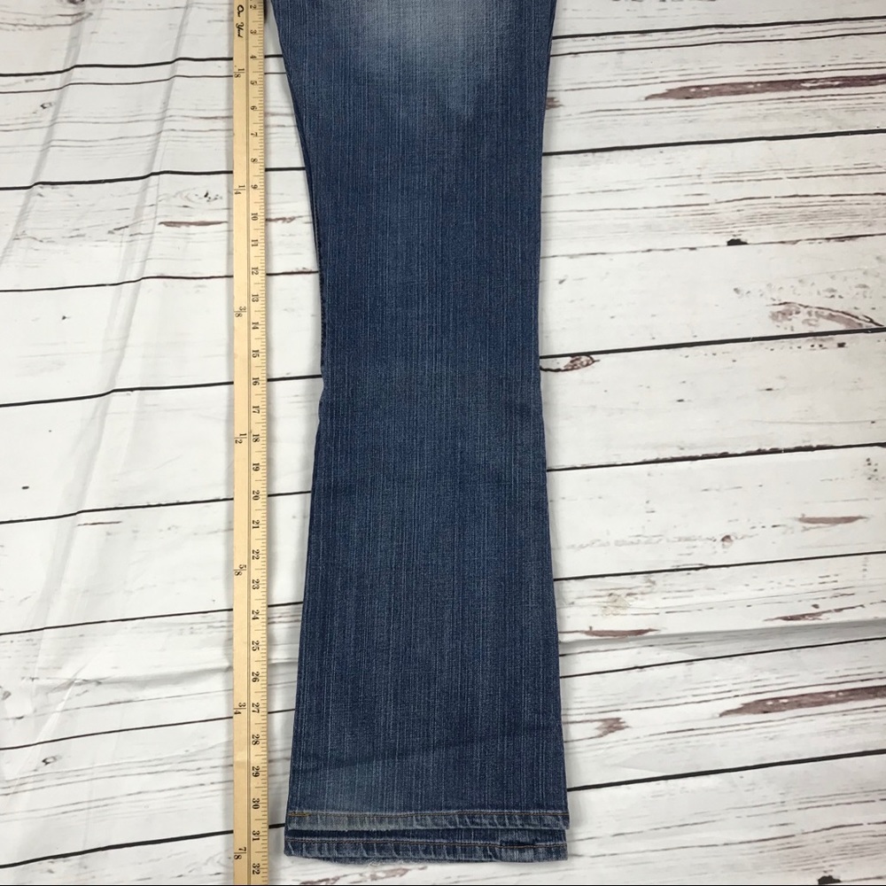 Seven7 Premium Light Wash Boot Cut Mid Rise Jeans Size 30 T - Picture 2 of 7
